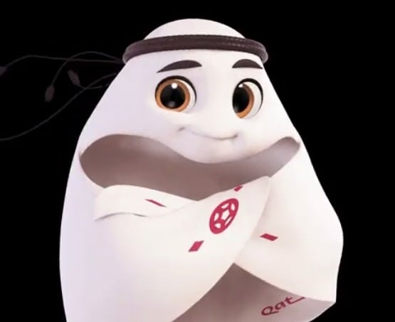 La eeb, mascota oficial de Qatar 2022