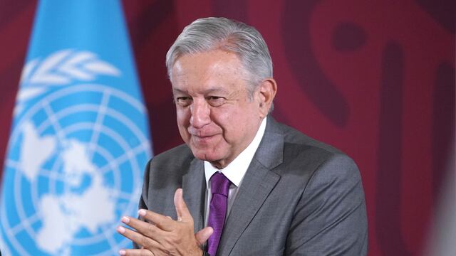El presidente López Obrador