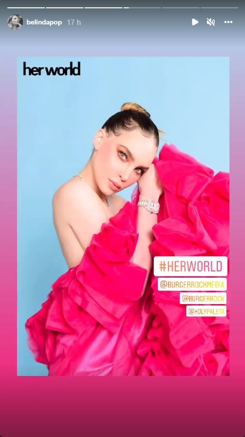 Belinda presume su vida fashionista