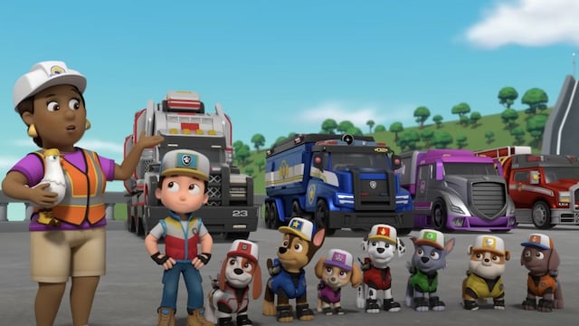 Paw Patrol con los Big Truck Pups