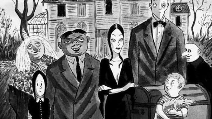 Cómic de Los Locos Addams