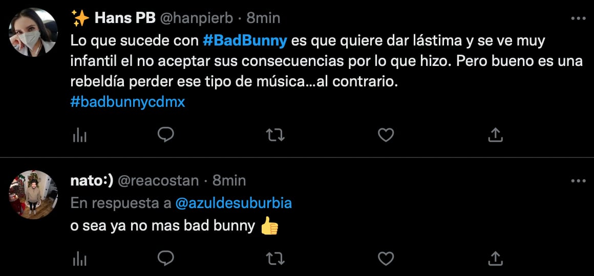 ¿Bad Bunny no soportó? Vuelve privada su cuenta