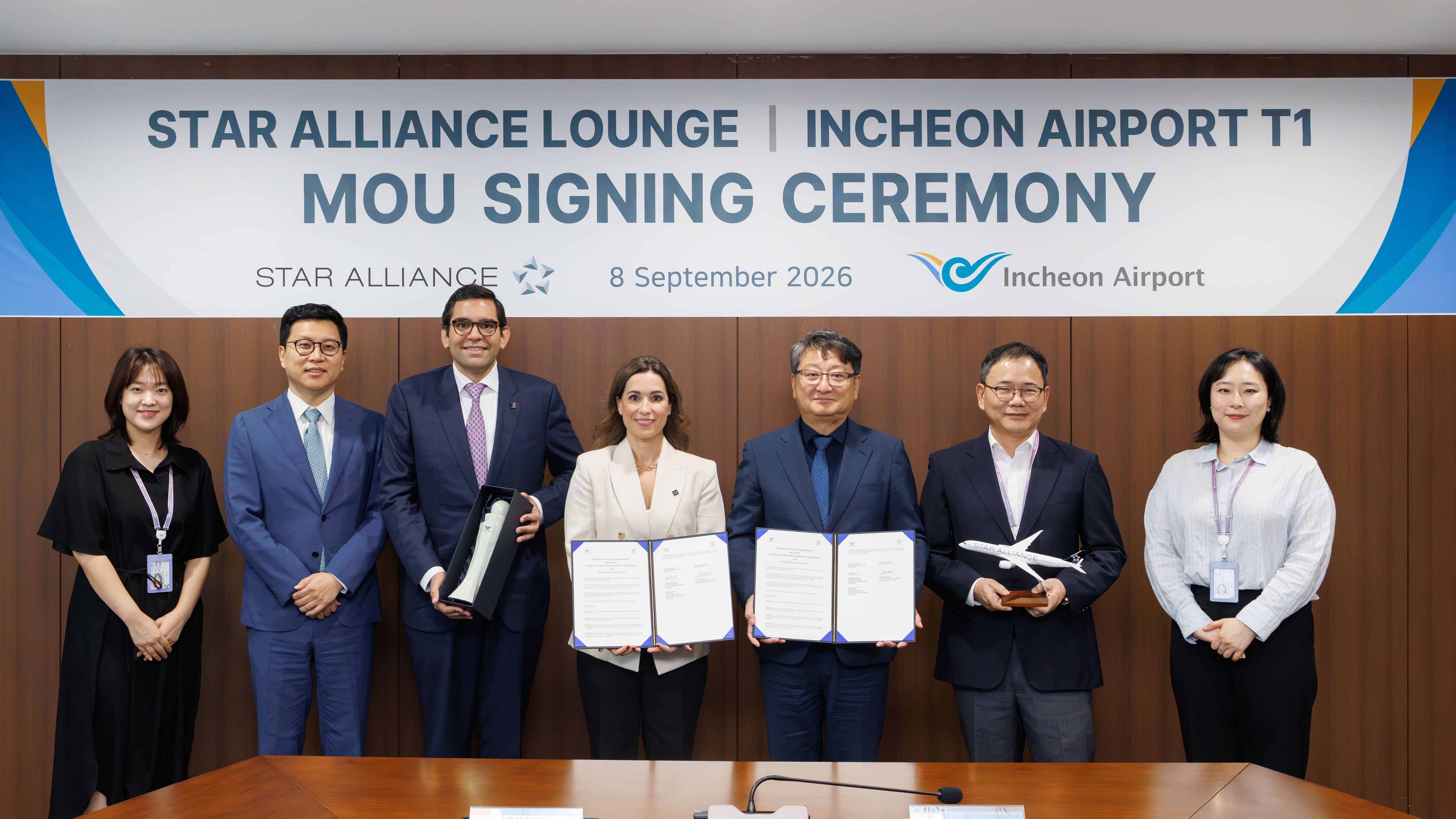 La Corporación del Aeropuerto Internacional de Incheon firma con Star Alliance