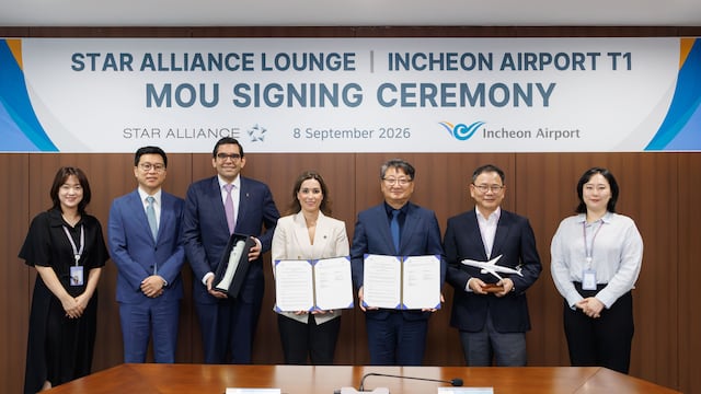 Aeropuerto Internacional de Incheon firma convenio con Star Alliance
