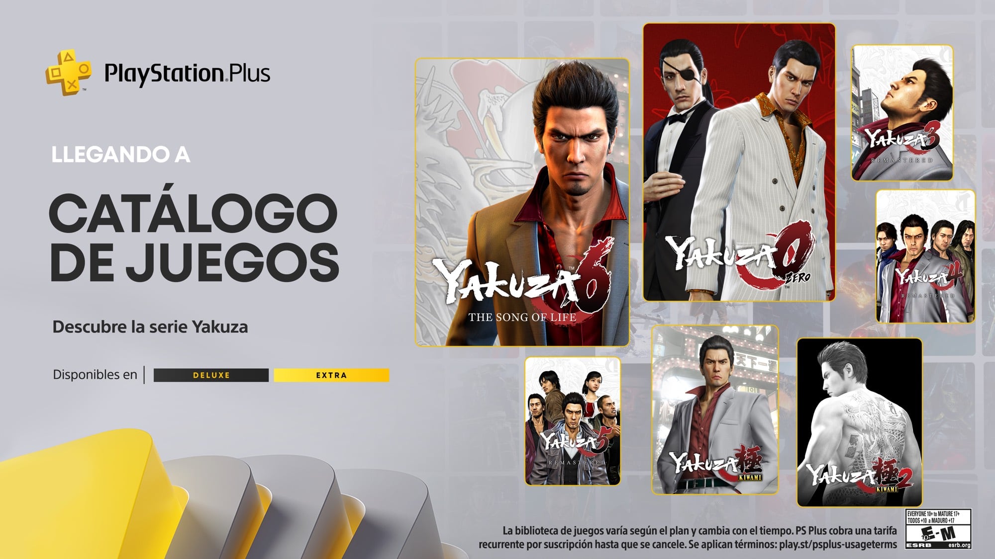 Yakuza en PlayStation Plus