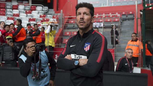 Diego Simeone en La Bombonera de Toluca.