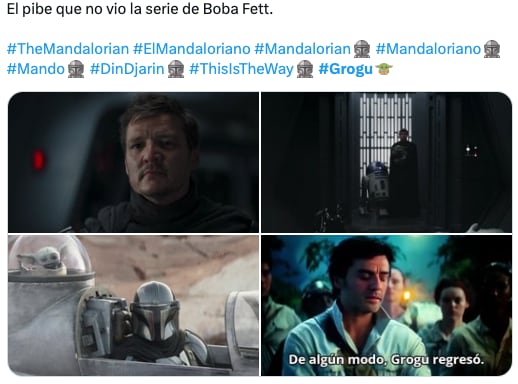 Memes festejan la tercera temporada de The Mandalorian