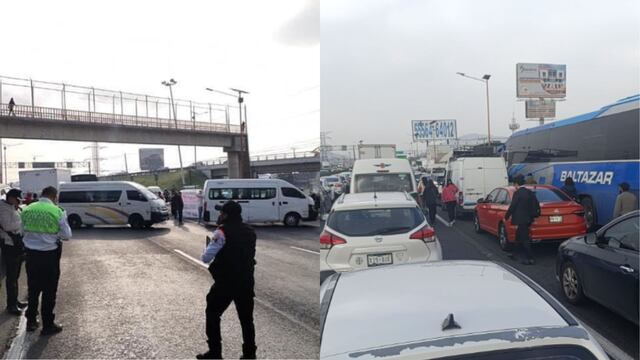 Bloqueo a la altura de Ecatepec