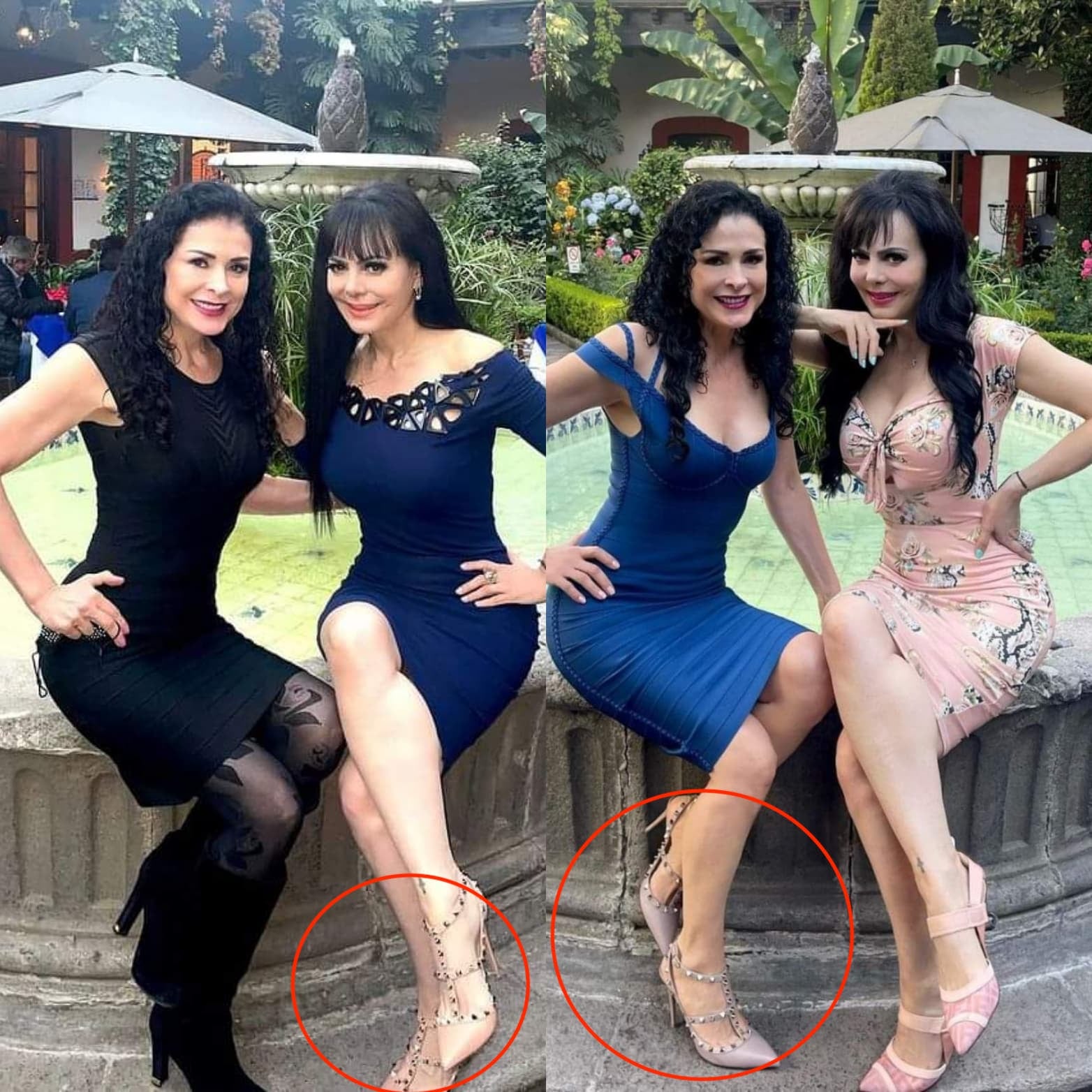 Lourdes Munguia y Maribel Guardia.