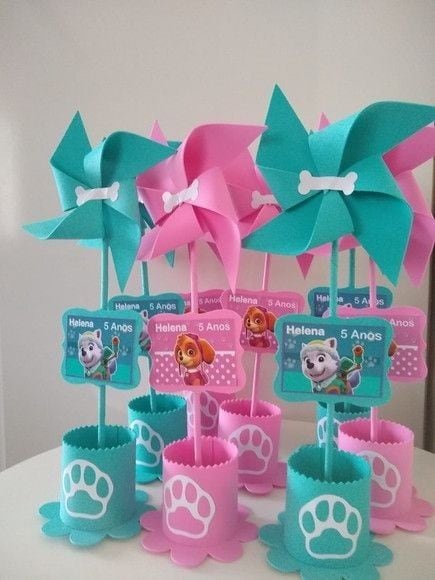 Dulceros de Skye de Paw Patrol para el Día del Niño