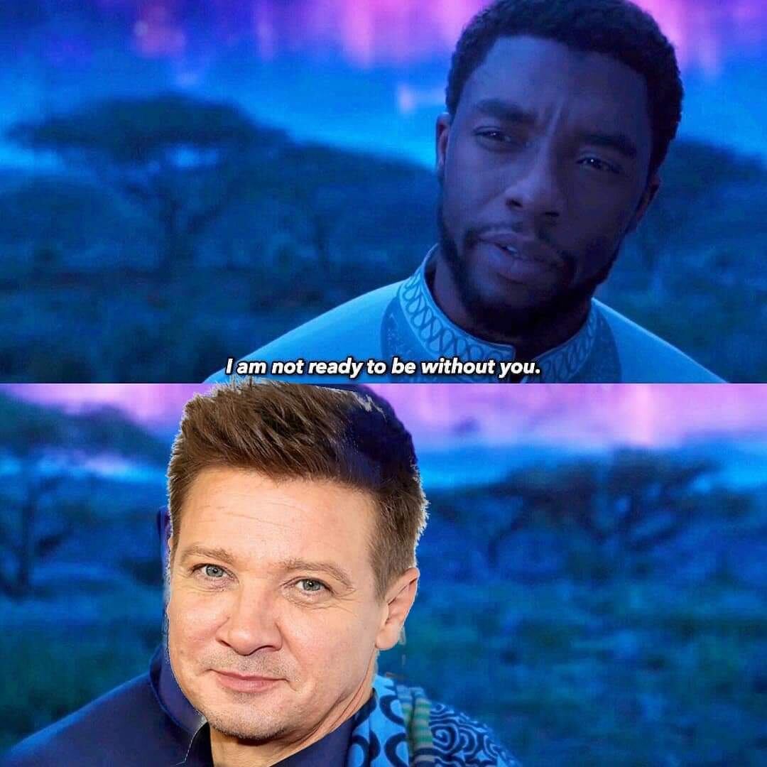 Ya hay memes sobre el accidente de Jeremy Renner