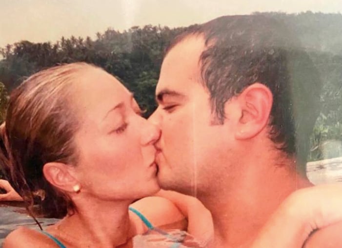 Karen Coronado y Aleks Syntek