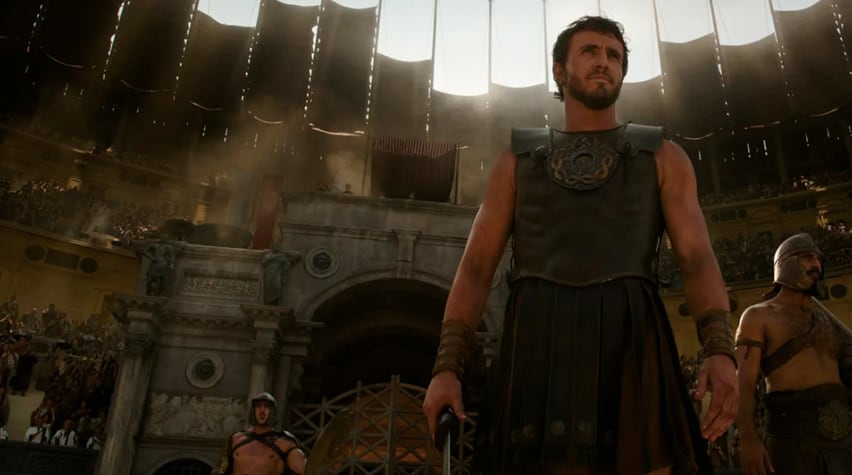 El póster de Gladiador 2 protagonizado por Paul Mescal revela la fecha de estreno oficial