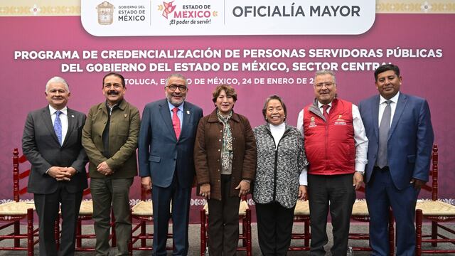 Delfina Gómez, gobernadora de Edomex, arranca el Programa de Credencialización de Servidoras y Servidores Públicos