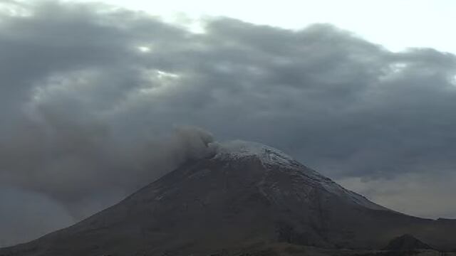 Volcán Popocatépetl el 24 de diciembre
