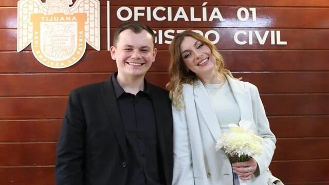 Un ruso y una ucraniana se casaron en México