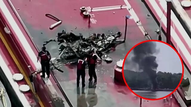 Helicóptero se desplomó en el Río Mississippi