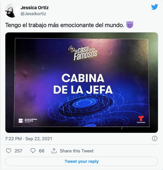 Jessica Ortiz voz de La casa de los famosos