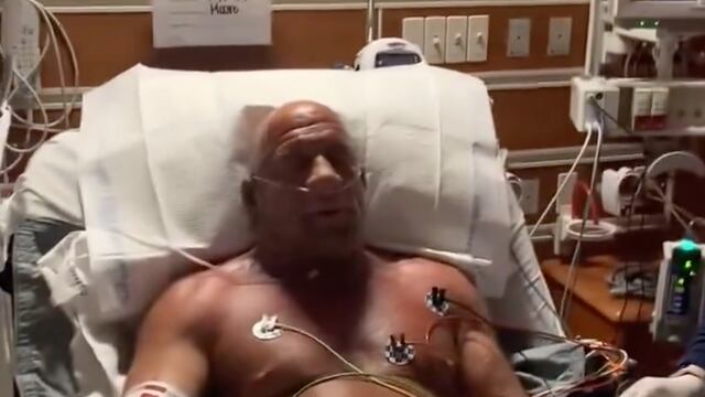 Mark Coleman en el hospital
