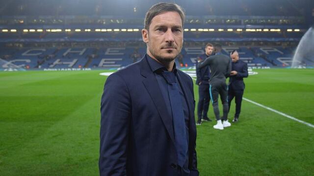 Totti tras su retiro.