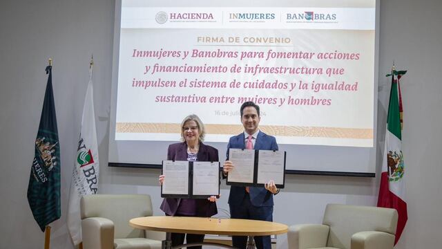 Inmujeres y Banobras firman convenio