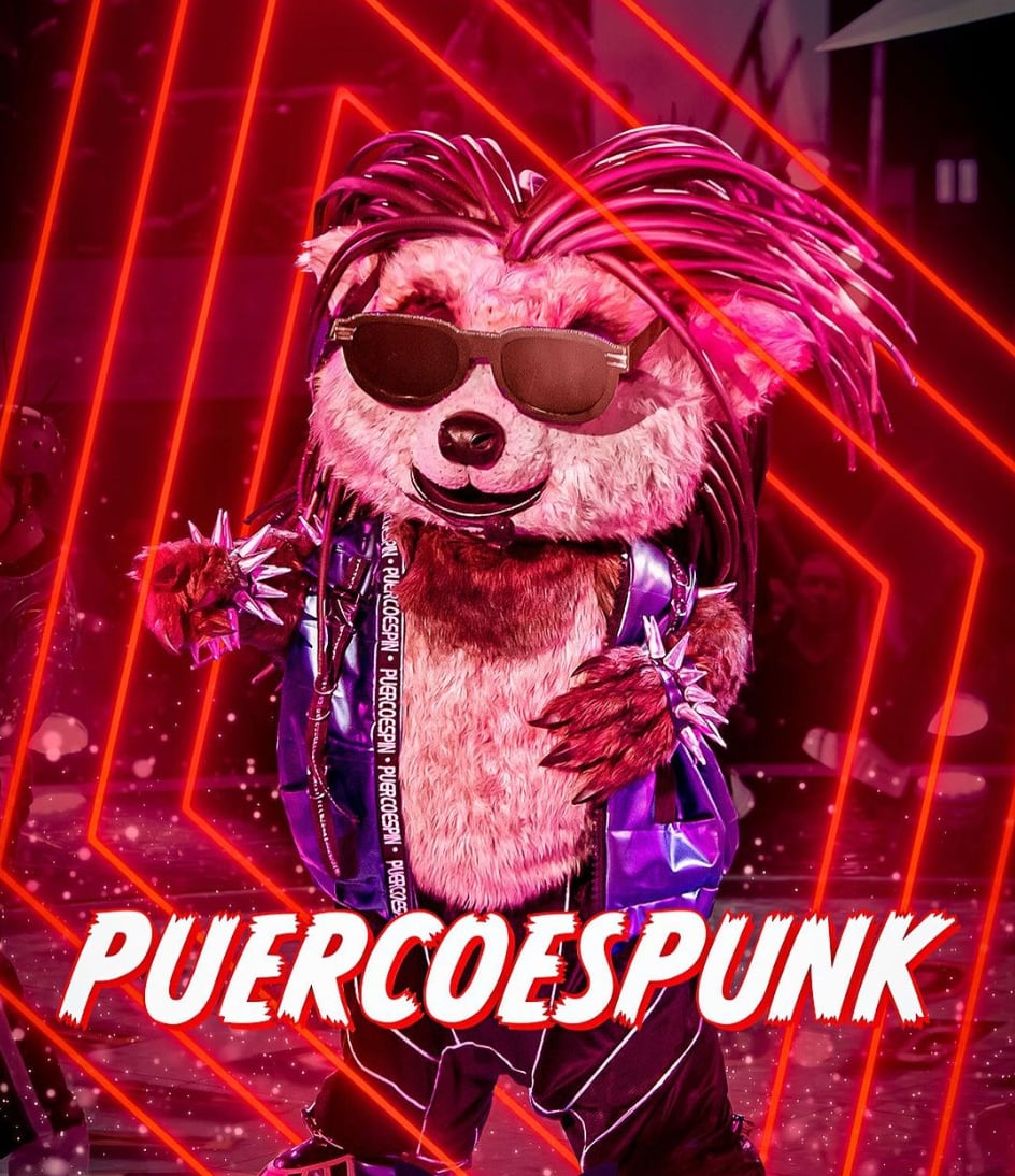 Puercoespunk, semifinalista de Quién es la Máscara 2023