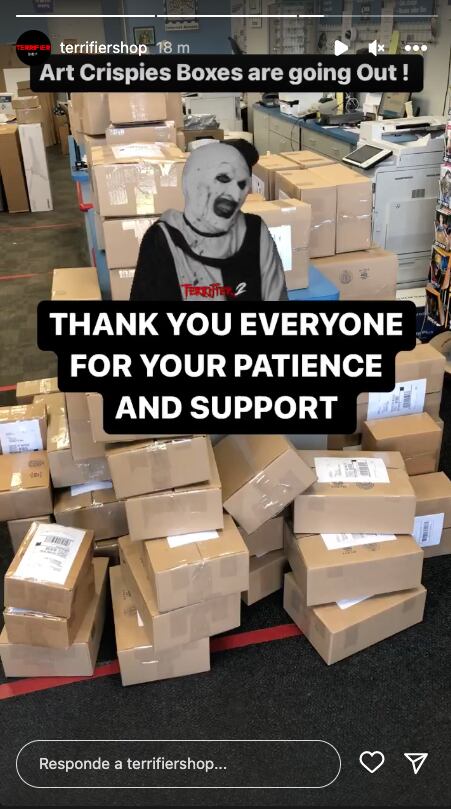 Art the Clown de Terrifier 2, ya tiene su propio cereal