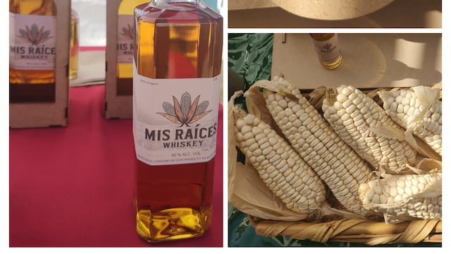 Whisky "Mis Raices", hecho a base de maiz