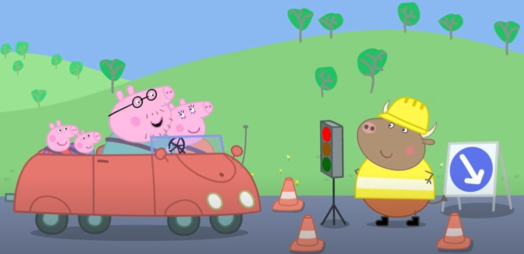 Peppa Pig y el Señor Toribio