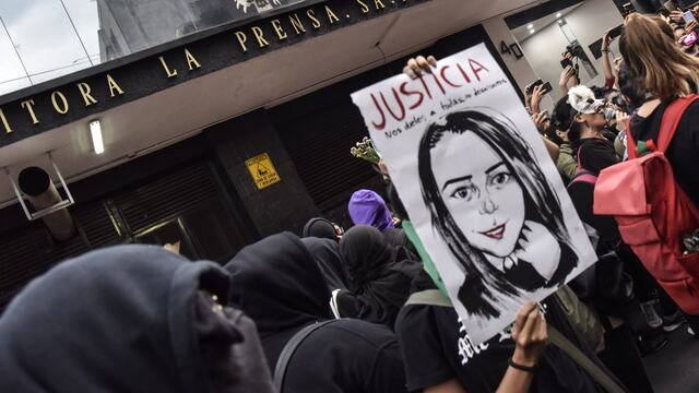 Protesta por Ingrid Escamilla.