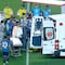 “Recen por él”: El desesperado pedido de la esposa de Juan Izquierdo, jugador que se desplomó en partido de Copa Libertadores