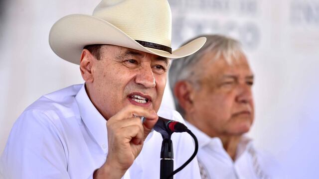 Alfonso Durazo, gobernador de Sonora y Andrés Manuel López Obrador presidente de México