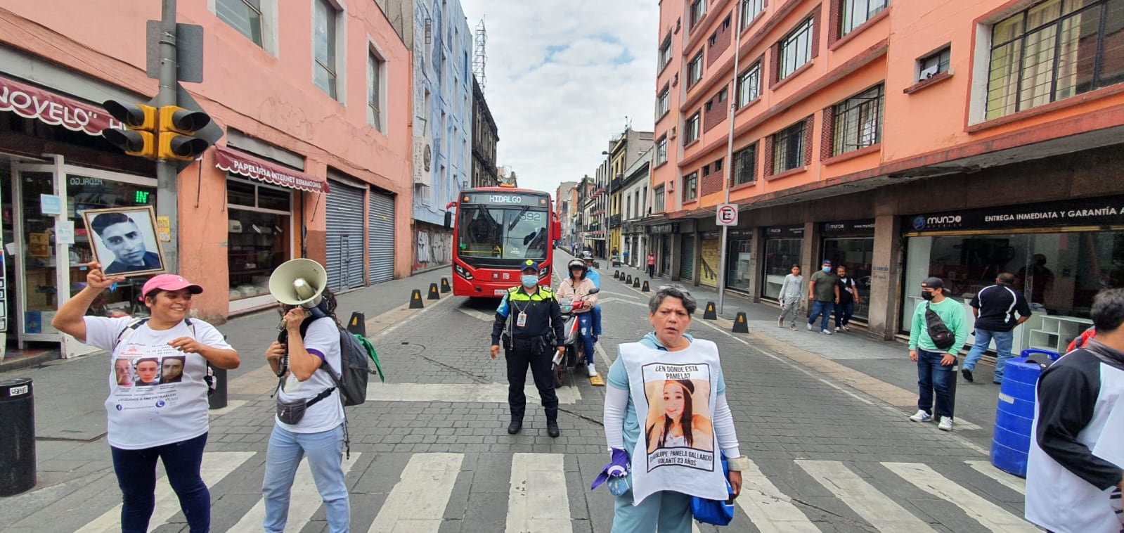 Protesta en la CEAVI