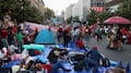 CNTE instala plantón en 20 de Noviembre tras no ingresar al Zócalo