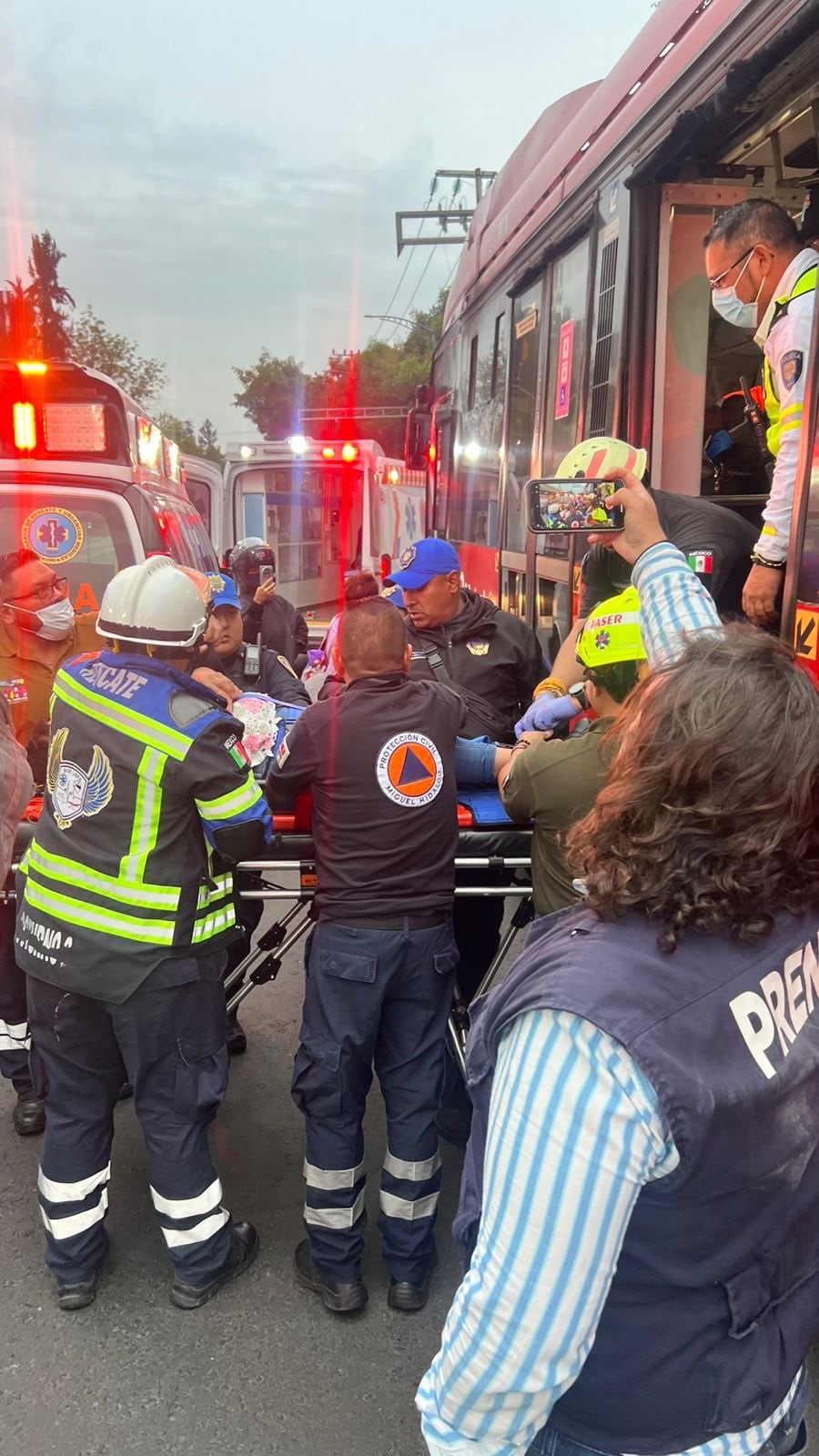 Choque Metrobús CDMX