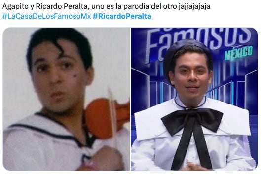 Los memes de Ricardo Peralta por su look en La Casa de los Famosos México 2024