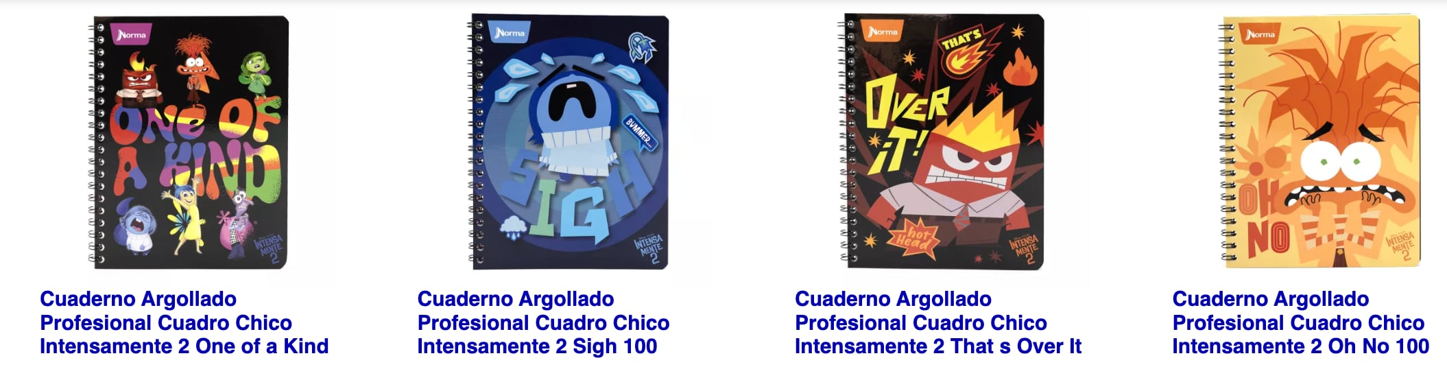 Cuadernos Intensamente 2 marca Norma