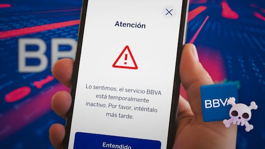 Caída de BBVA deja sin servicio su app y banca en línea