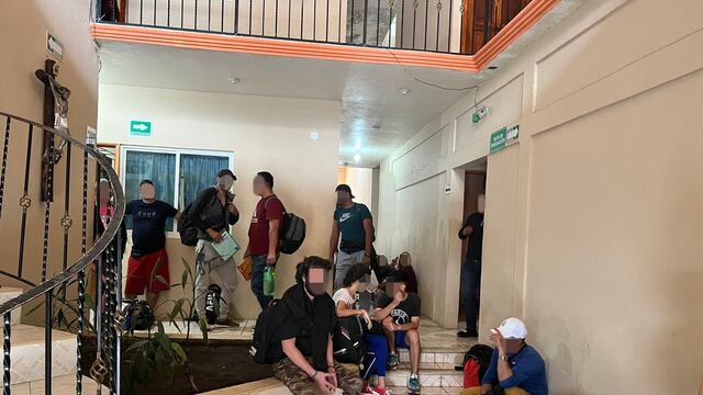 Migrantes en Chiapas.