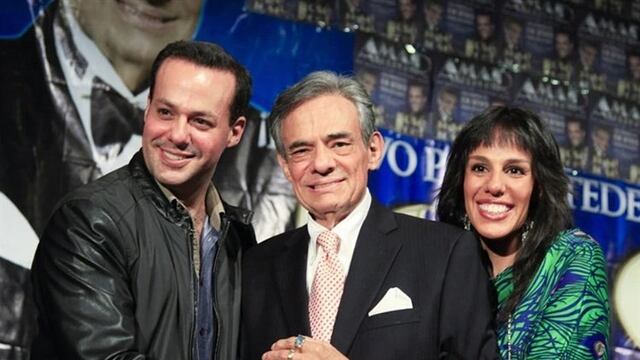 José José con sus hijos José Joel y Marysol