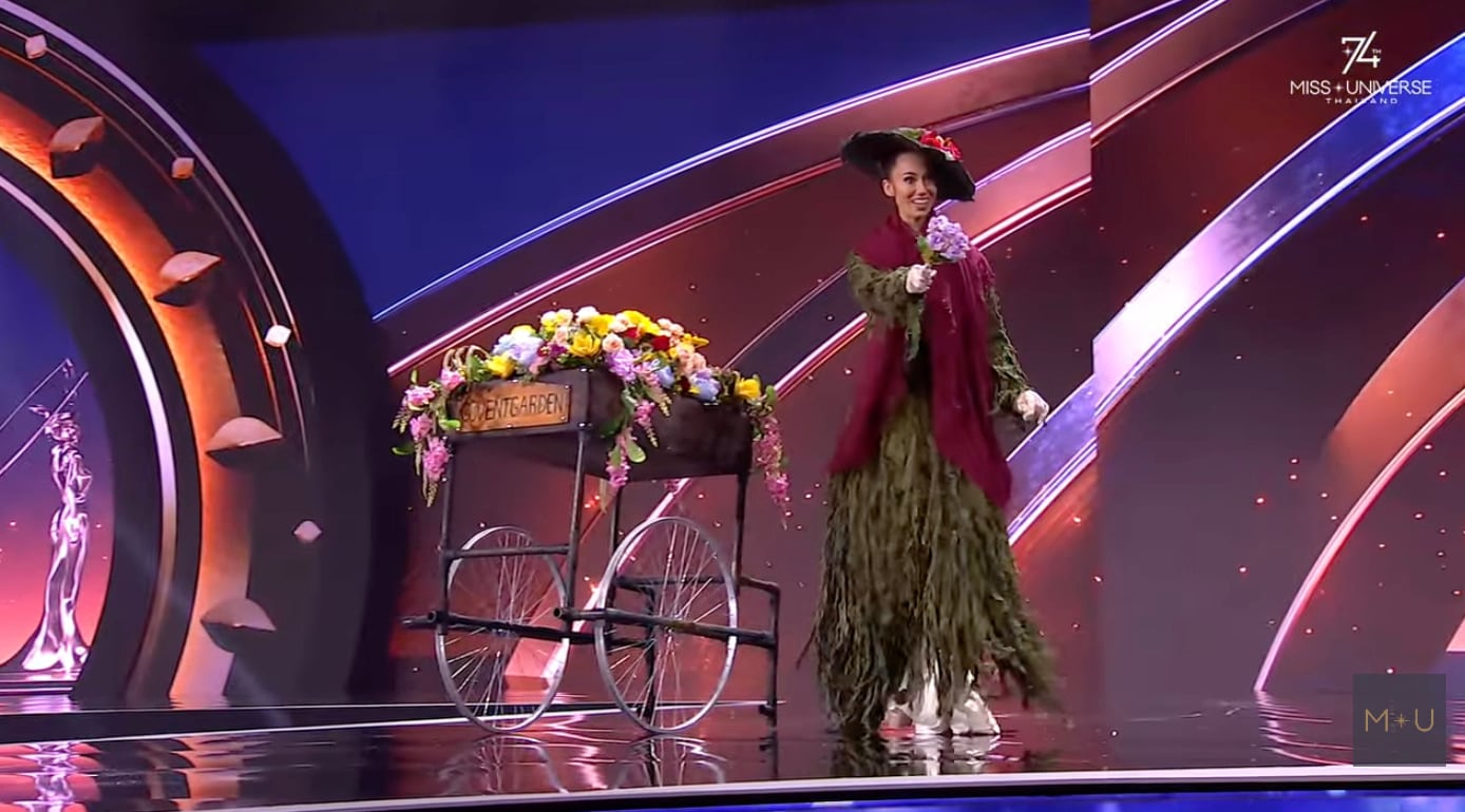 Danielle Latimer, de Gran Bretaña, en Miss Universo 2025