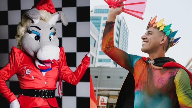 Jhonny Caz se llevó la furia de la Burrita Burrona por llegar tarde a la Marcha LGBT en Monterrey.