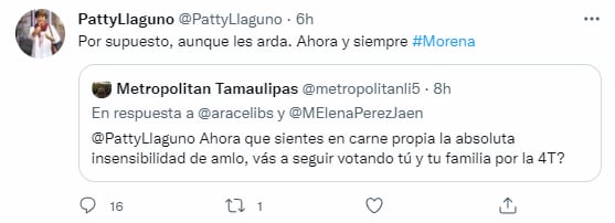 Pese a desalojo, jubilada de Bazar Mexicana Aviación seguirá votando por Morena