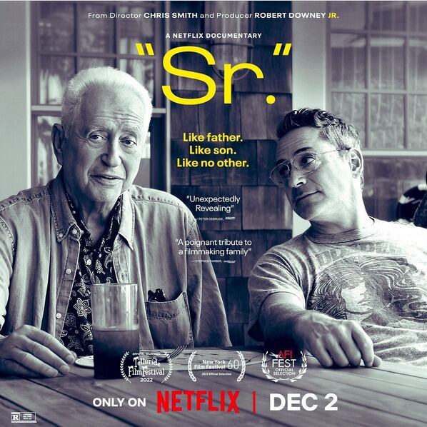 Robert Downey Jr. estrena con Netflix el documental "Sr."