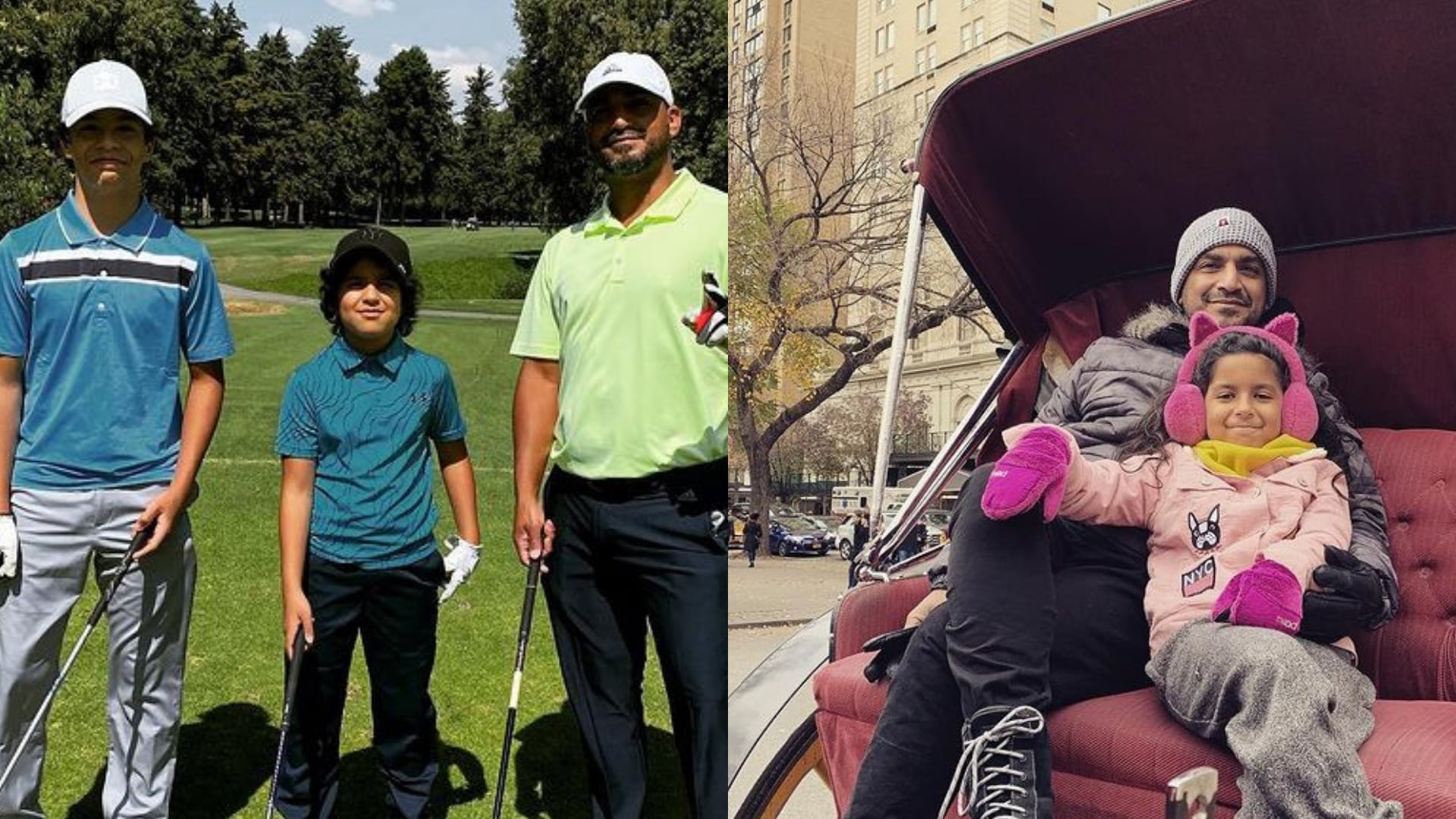 Jean Duverger y sus hijos.