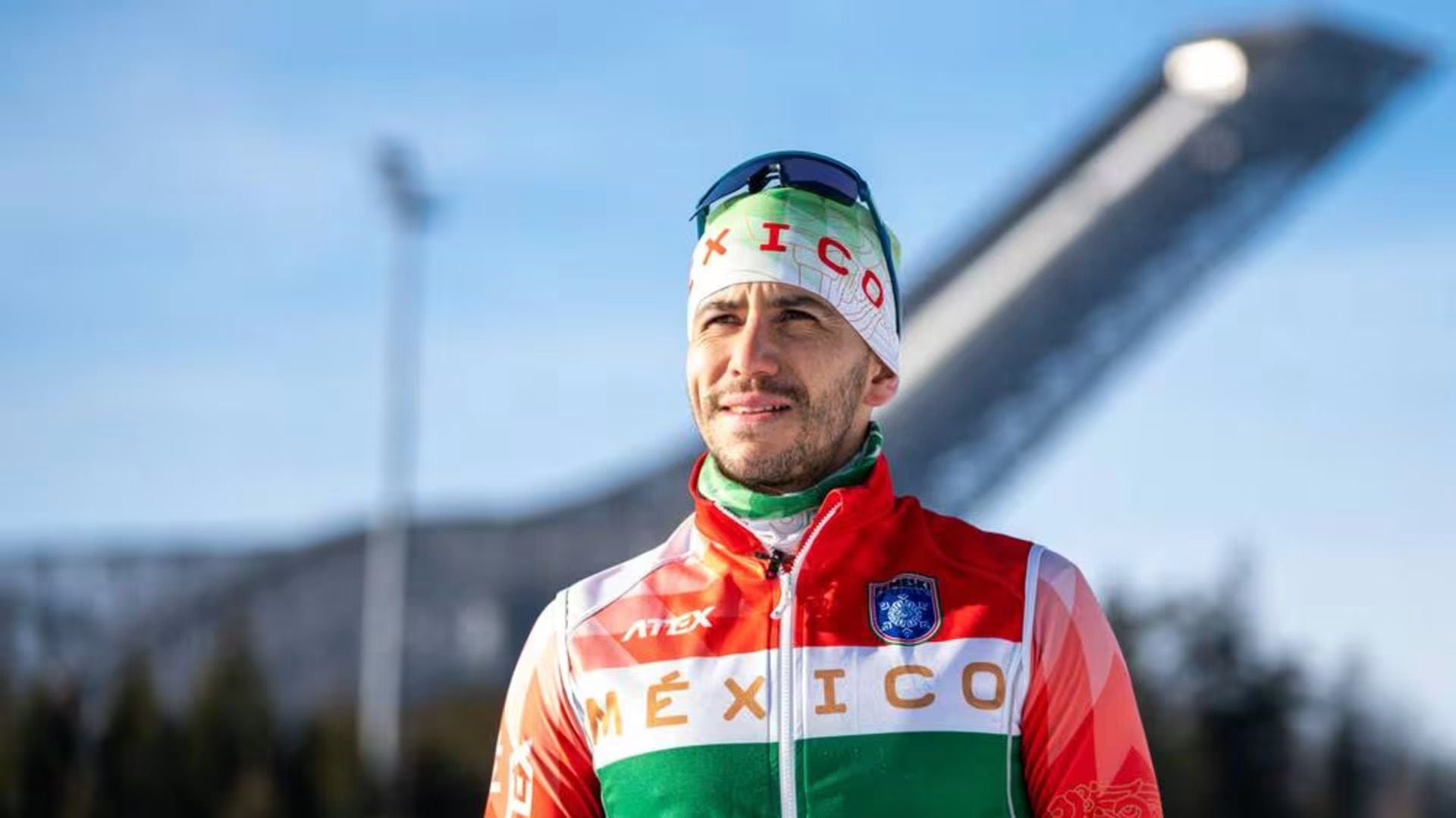 Allan Corona, esquiador mexicano.