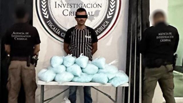 Conductor de tráiler detenido con 2 millones de pastillas
