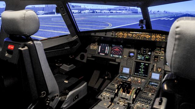 Centro de entrenamiento para pilotos de Airbus, ubicado en las instalaciones de Aeropuertos y Servicios Auxiliares (ASA)