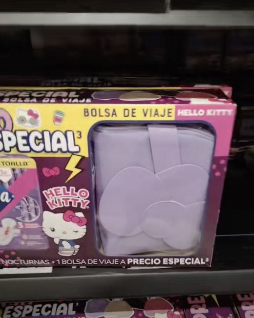 Bolsa de viaje de Hello Kitty y Saba