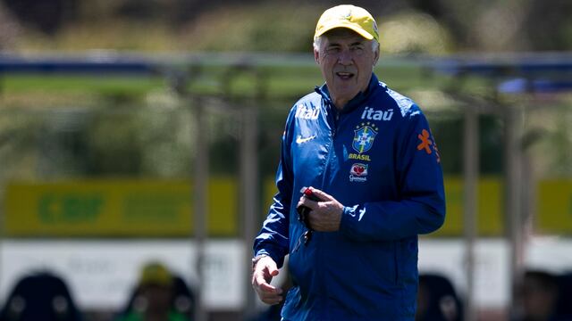 Carlo Ancelotti, seleccionador de Brasil.